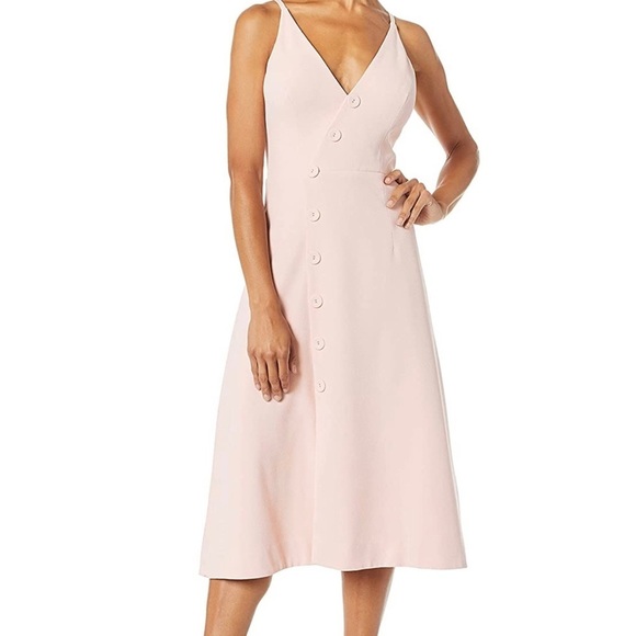 Dress the Population- Blush Button Dress - Picture 1 of 5
